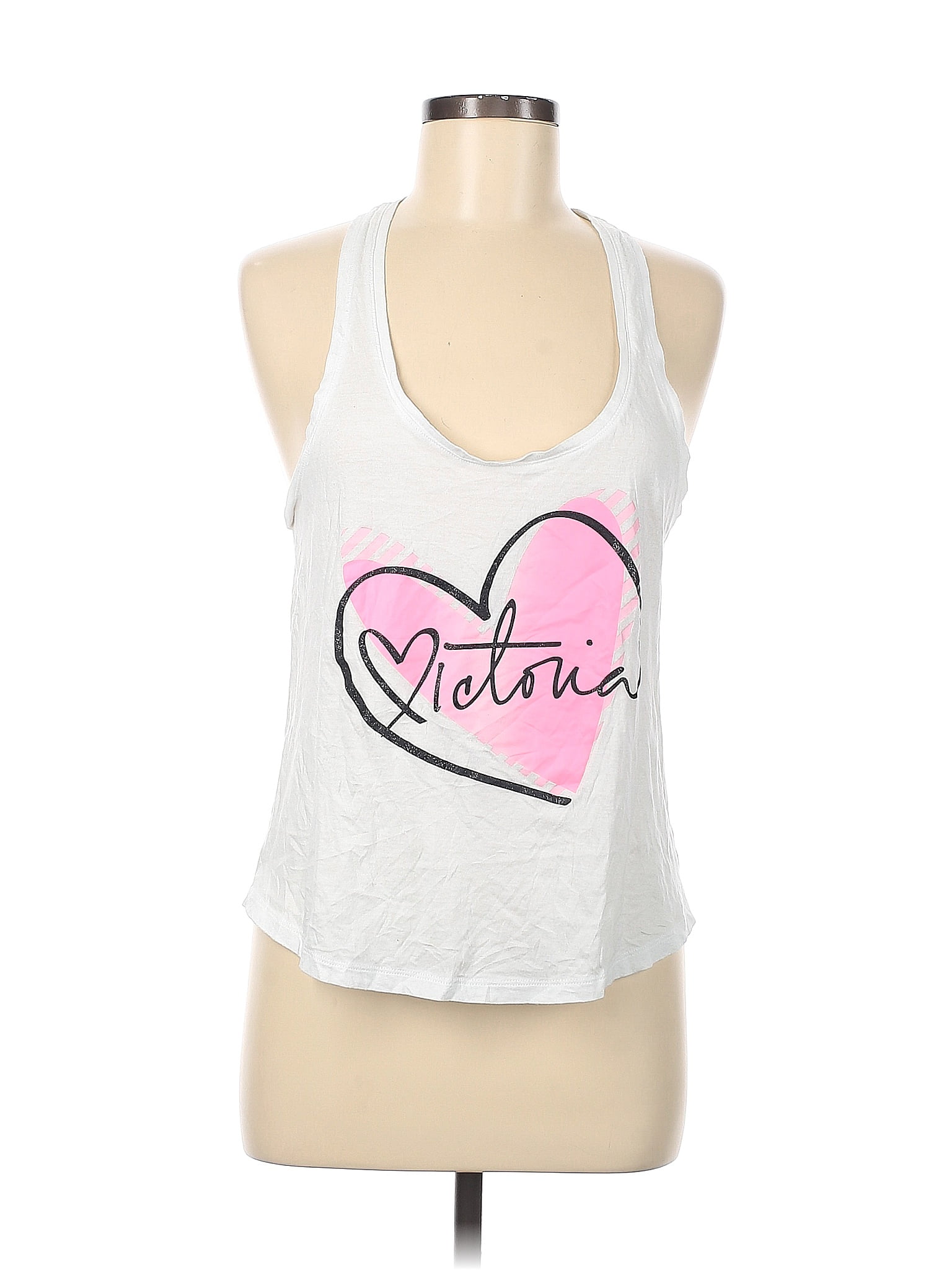 Haut De Pyjama Victoria’s Secret – Taille S – Gris – Coton/élasthanne – Neuf Sans étiquette