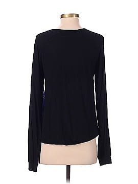 The Letter Long Sleeve Silk Top (view 2)