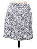 Lou & Grey Tweed Jacquard Marled Solid Chevron-herringbone Gray Casual Skirt Size S - photo 2