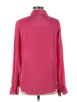 Pure Amici Long Sleeve Silk Top (view 2)