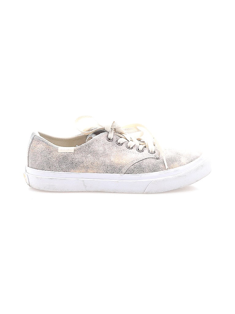 Vans Metallic Silver Sneakers Size 6 1/2 - 56% off | ThredUp