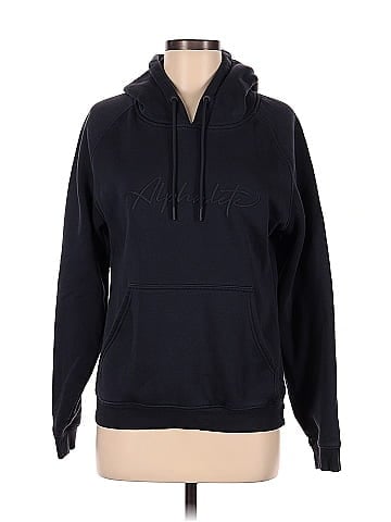 Alphalete Athletics Solid Black Pullover Hoodie Size M - 67% off