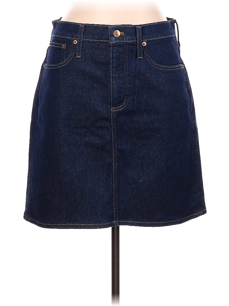 J.Crew Blue Denim Skirt 30 Waist - 75% off | ThredUp