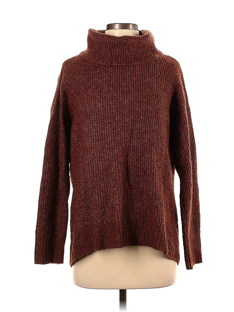 Pre-owned Old Navy Turtleneck Sweater In Brown