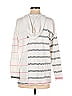Nic + Zoe 100% Polyester White Pullover Hoodie Size S - photo 2