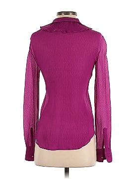Moschino Cheap And Chic Long Sleeve Silk Top (view 2)