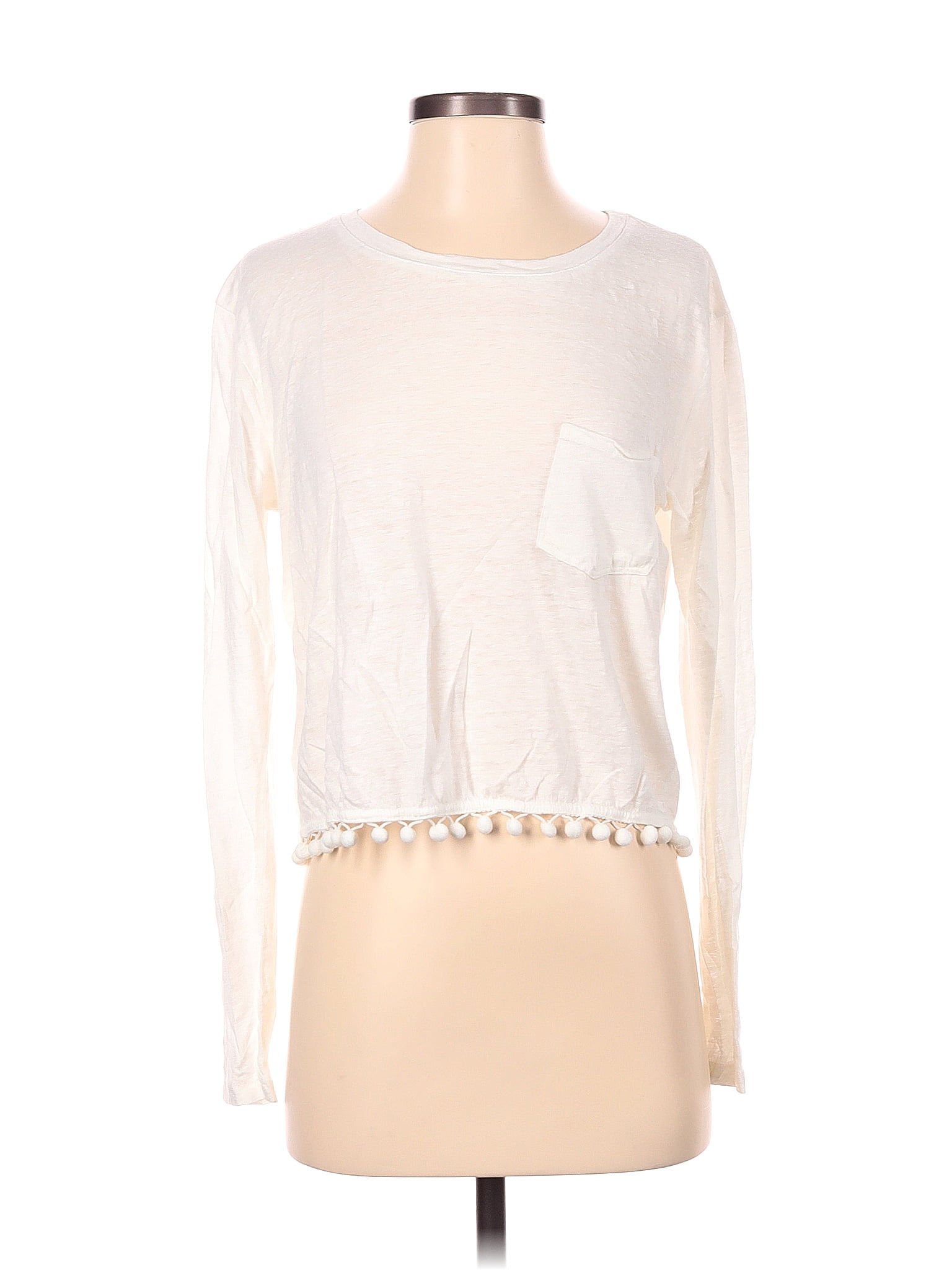 Rails White Ivory Long Sleeve Top Size S 77 Off Thredup