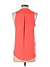 Lush 100% Polyester Orange Sleeveless Blouse Size S - photo 2