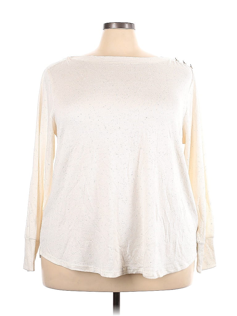 Molly & Isadora Ivory Pullover Sweater Size 3X (Plus) - photo 1