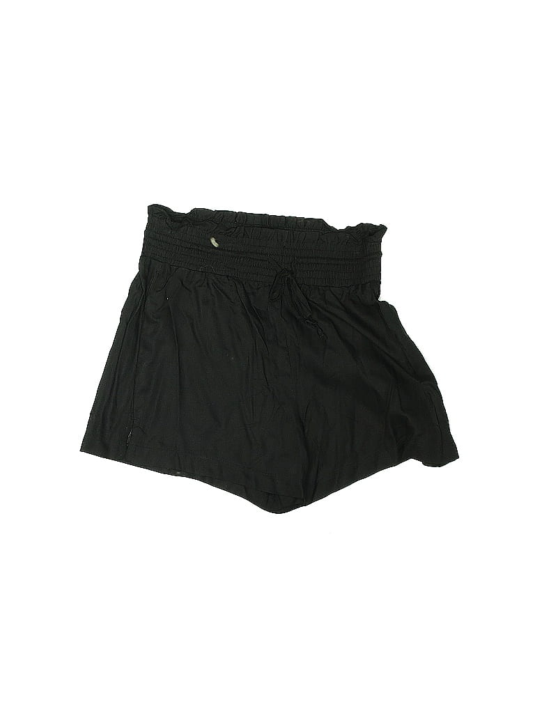Abercrombie & Fitch 100% Viscose Solid Tortoise Black Shorts Size XS - photo 1
