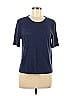 Banana Republic Factory Store 100% Polyester Blue Short Sleeve T-Shirt Size M - photo 1