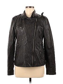 Ruff Hewn Faux Leather Jacket (view 1)