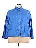 J.Crew 100% Cotton Blue Long Sleeve Button-Down Shirt Size 24 (Plus) - photo 1