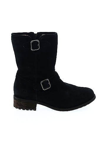 Ugg Australia 100% Suede Black Boots Size 8 1/2 - 71% off | ThredUp