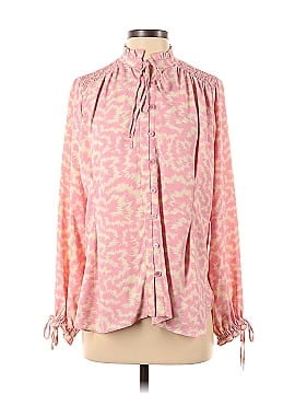 Topshop Long Sleeve Blouse (view 1)