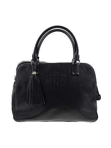 Tory burch discount black leather satchel