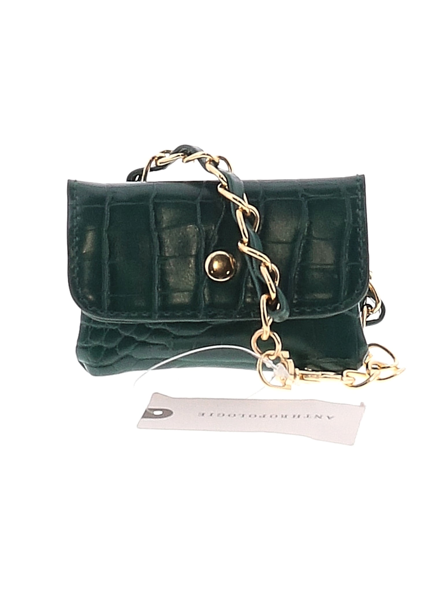 Anthropologie Solid Green Belt Bag One Size 60 off ThredUp