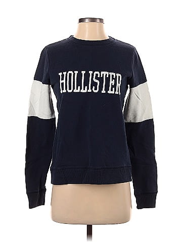 Hollister navy hot sale sweatshirt