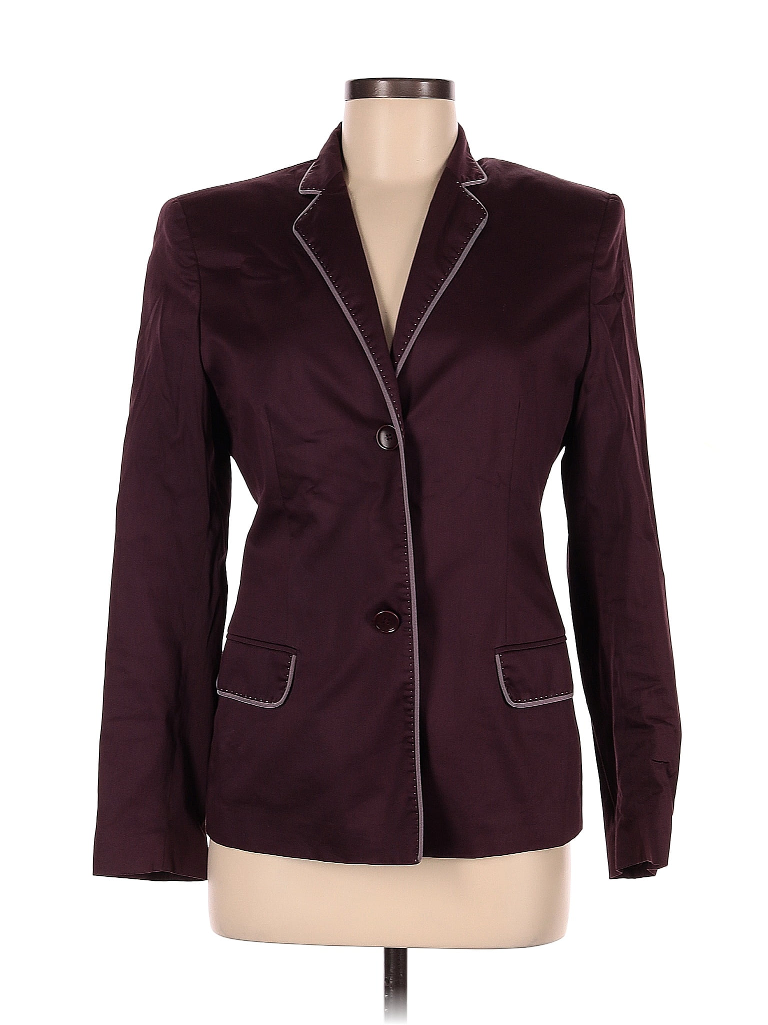 Blazer Femme Hugo Boss Laine Bordeaux - Taille S IT 40, Neuf Avec étiquette