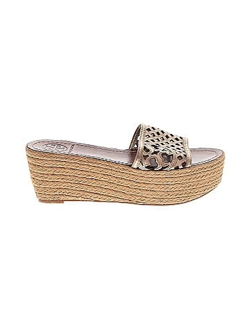 Tory burch discount leopard print wedge