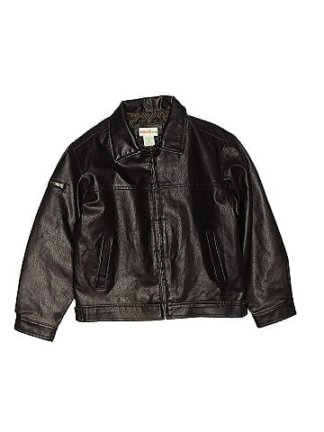 Leather jacket hotsell size 14