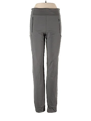 Athleta Solid Gray Active Pants Size 10 (Tall) - 57% off
