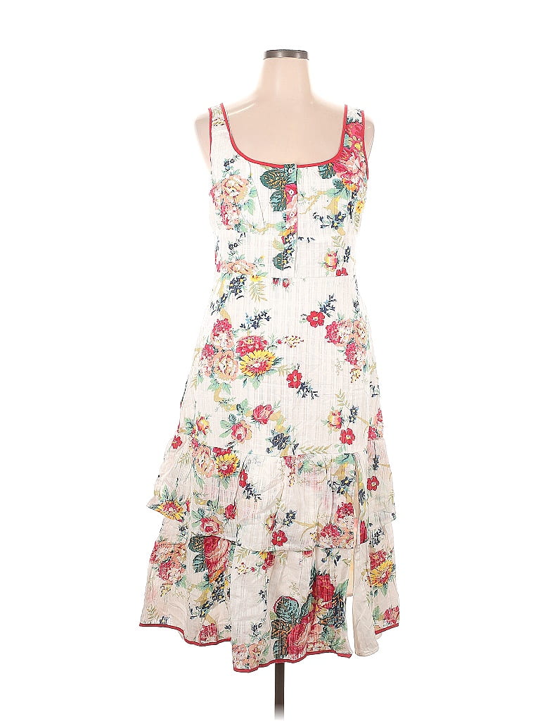 Betsey Johnson 100% Cotton Floral Ivory Casual Dress Size XL - 60% off ...