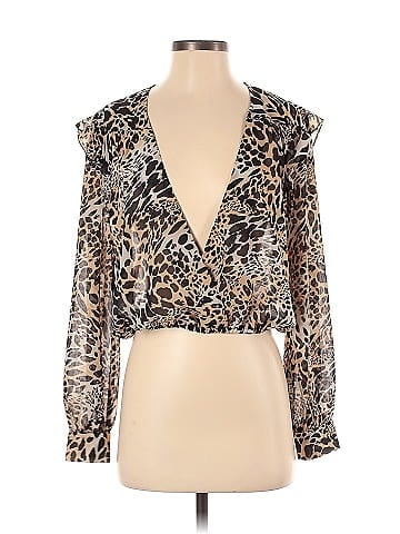 Blue Life Long Sleeve Blouse (view 1)