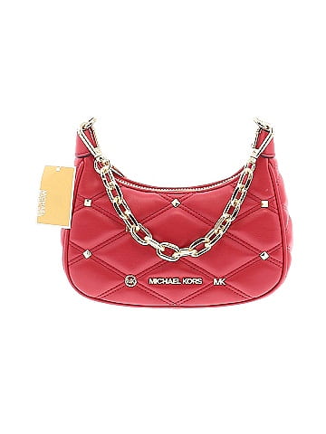 Michael kors satchel discount red