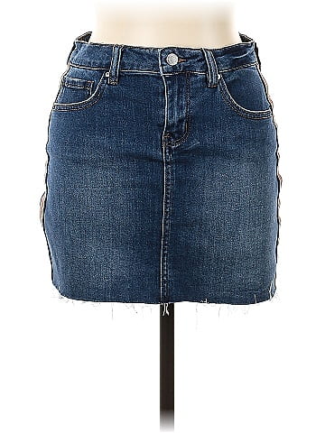 Sky and Sparrow Denim Skirt (view 1)