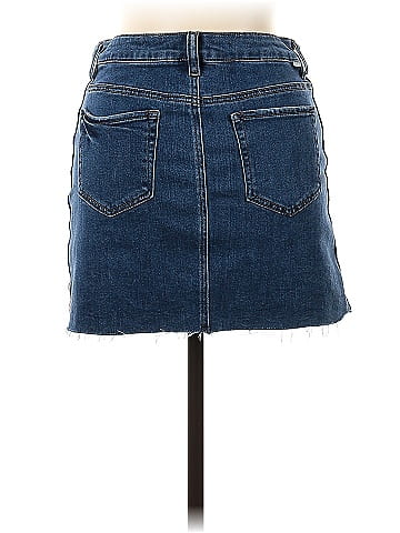 Sky and Sparrow Denim Skirt (view 2)