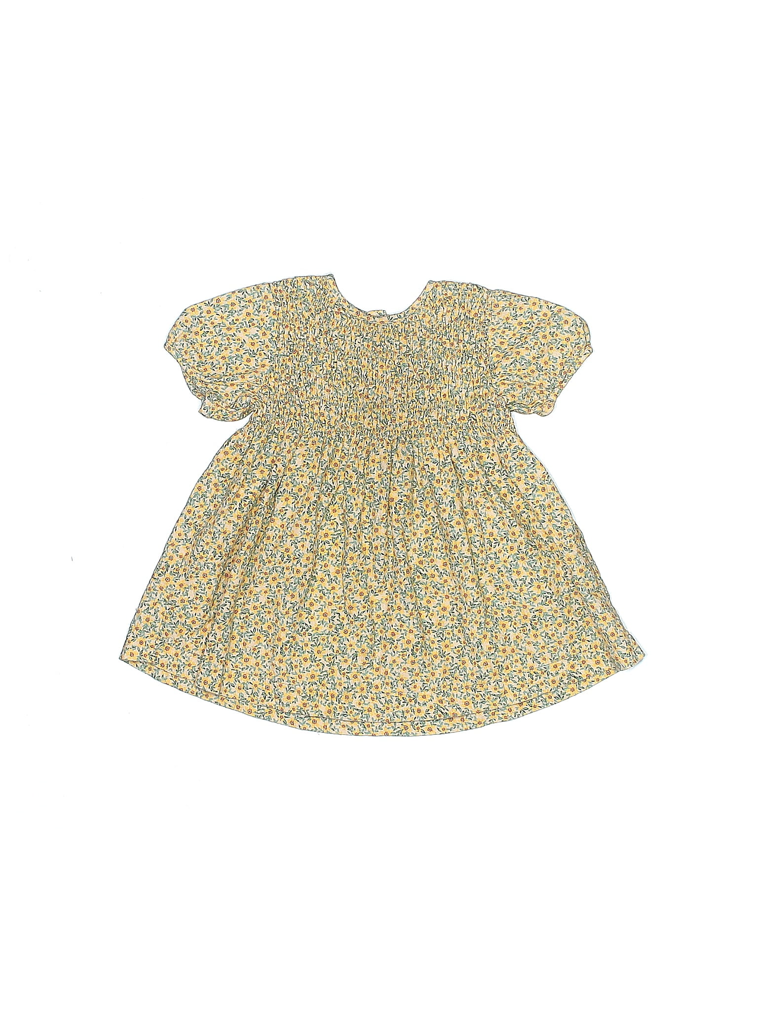 Zara Floral Yellow Dress Size 1824 mo 41 off ThredUp