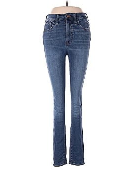 Madewell Tall 10" High-Rise Roadtripper Supersoft Jeans in Playford Wash (view 1)