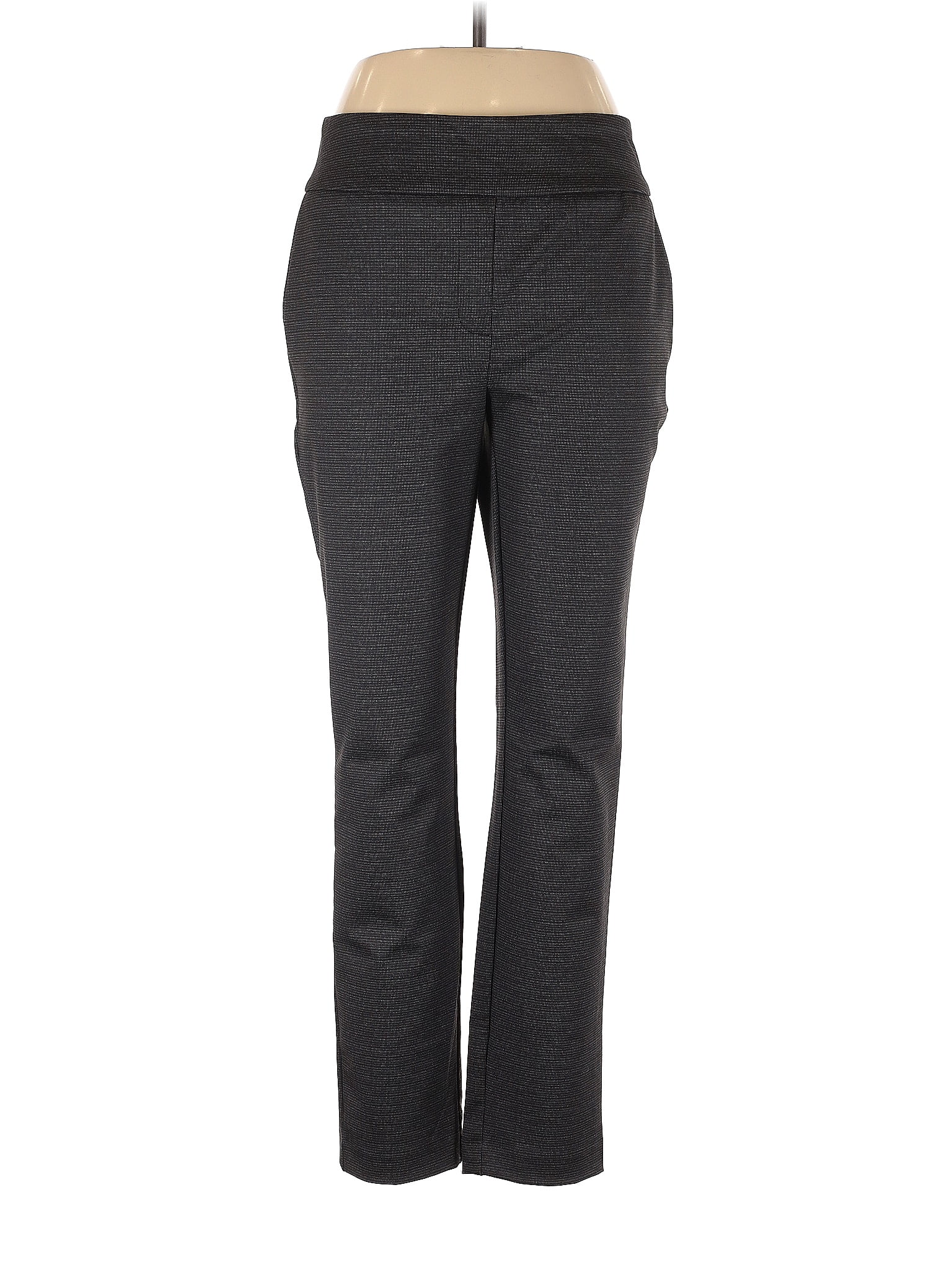 dalia Black Gray Dress Pants Size L - 60% off | ThredUp