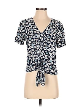 Madewell Novel Tie-Front Top in French Floral (view 1)