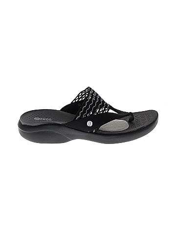 Bzees black sale sandals