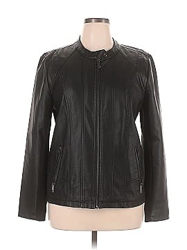 Sebby Collection Faux Leather Jacket (view 1)