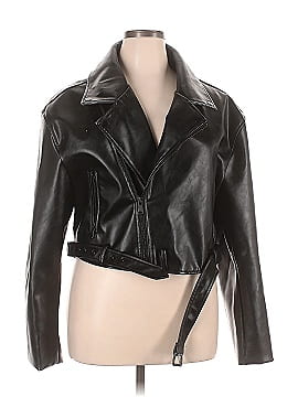 Lioness Faux Leather Jacket (view 1)