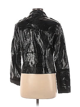 Topshop Faux Leather Jacket (view 2)