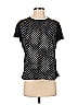 Scotch & Soda 100% Linen Black Short Sleeve Blouse Size P (petite) - photo 1
