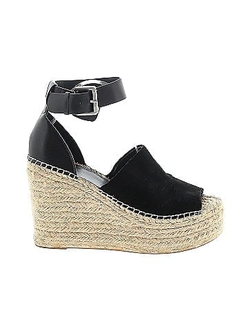 Marc fisher sale wedges black