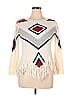 Antix Aztec Or Tribal Print Ivory Pullover Sweater Size 32 (Plus) - photo 1