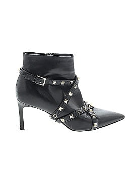 Valentino Leather Rockstud Ankle Boots (view 1)