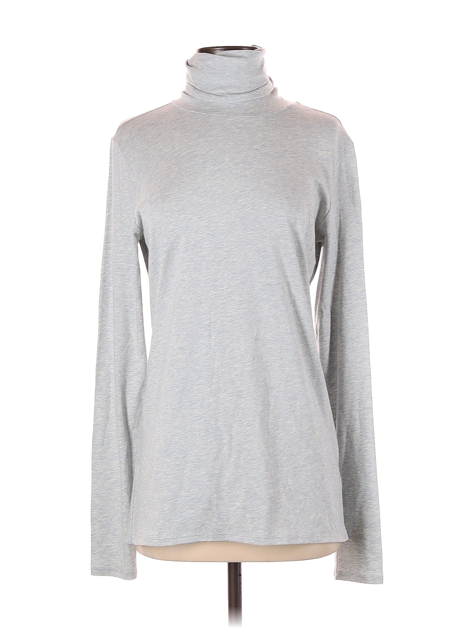 Peruvian Connection Marled Gray Long Sleeve Turtleneck Size M - 78% off ...