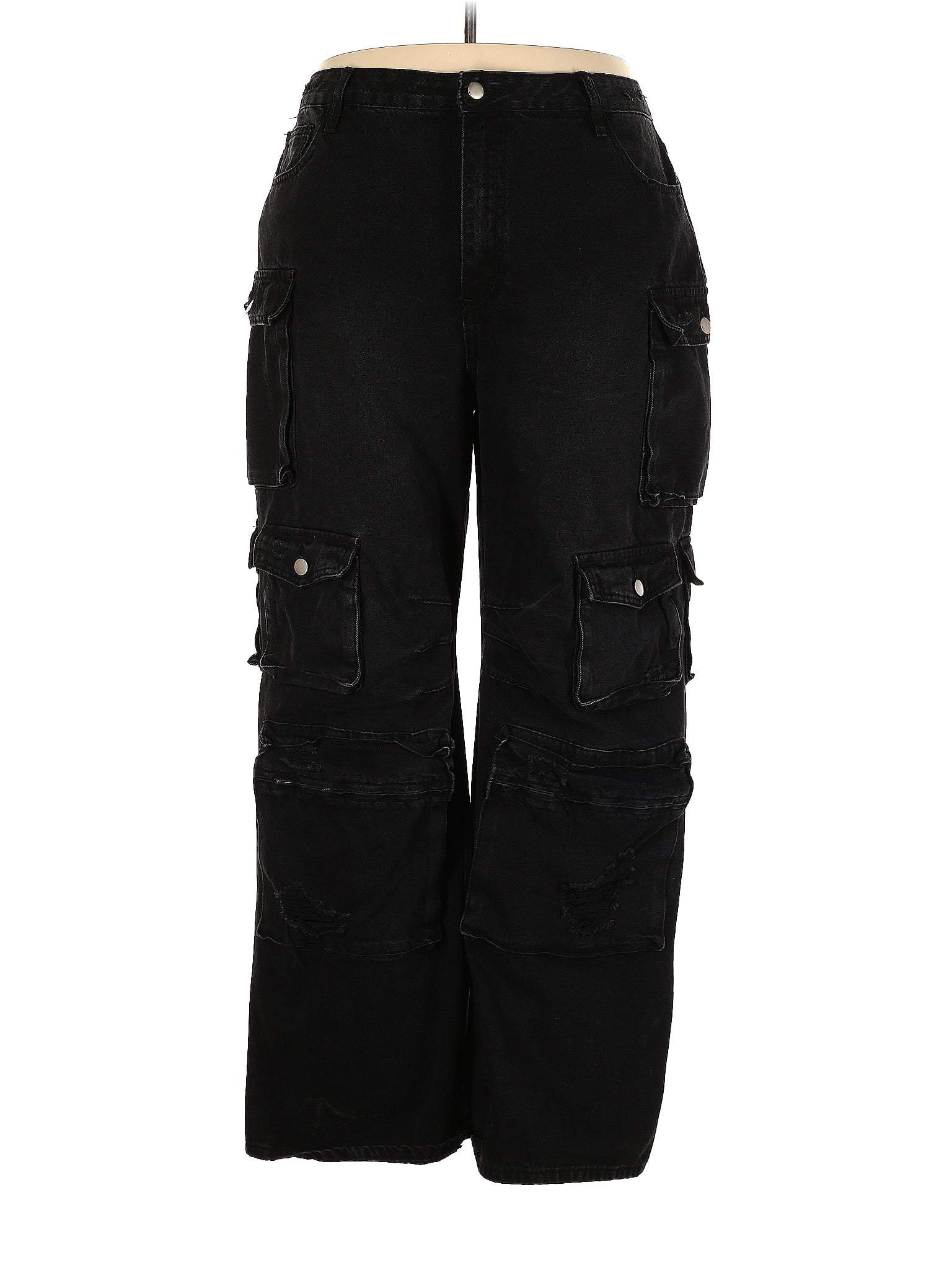 Fashion Nova Solid Black Cargo Pants Size 18 Plus 32 Off ThredUp fashion-nova-solid-black-cargo-pants-size-18-plus-32-off-thredup