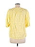 Ann Taylor LOFT Yellow Short Sleeve Top Size Med (Estimate) - photo 2