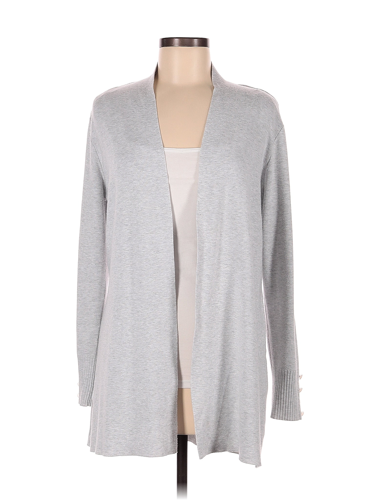 Cyrus Color Block Gray Cardigan Size M - 60% off | ThredUp