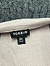 Torrid 100% Linen Tan Short Sleeve Blouse Size Med Plus (00) - photo 3