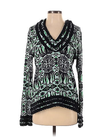 Tory burch green on sale sweater