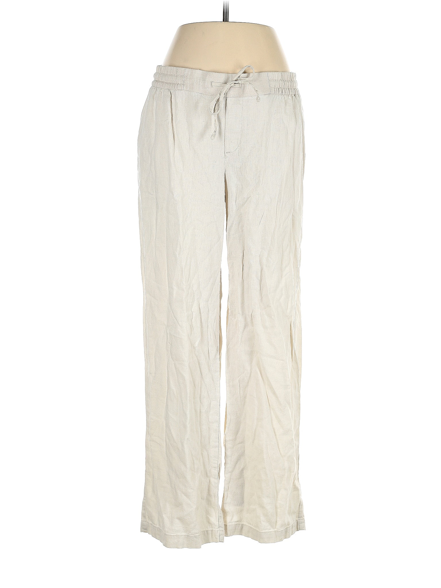 Old Navy Solid Ivory Casual Pants Size M 42 off ThredUp